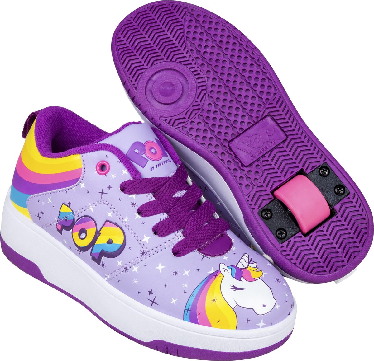 Heelys Pop Strive Sneakers voor Meisjes - Eenhoorn - Regenboog