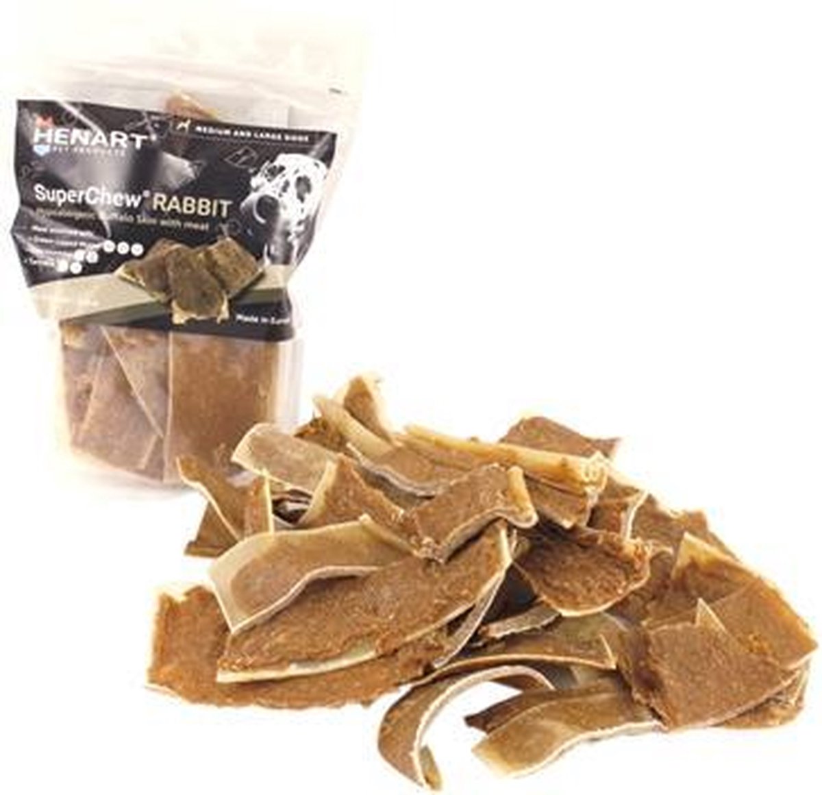 Henart superchew rabbit - m/l 300gr - 1 stuks