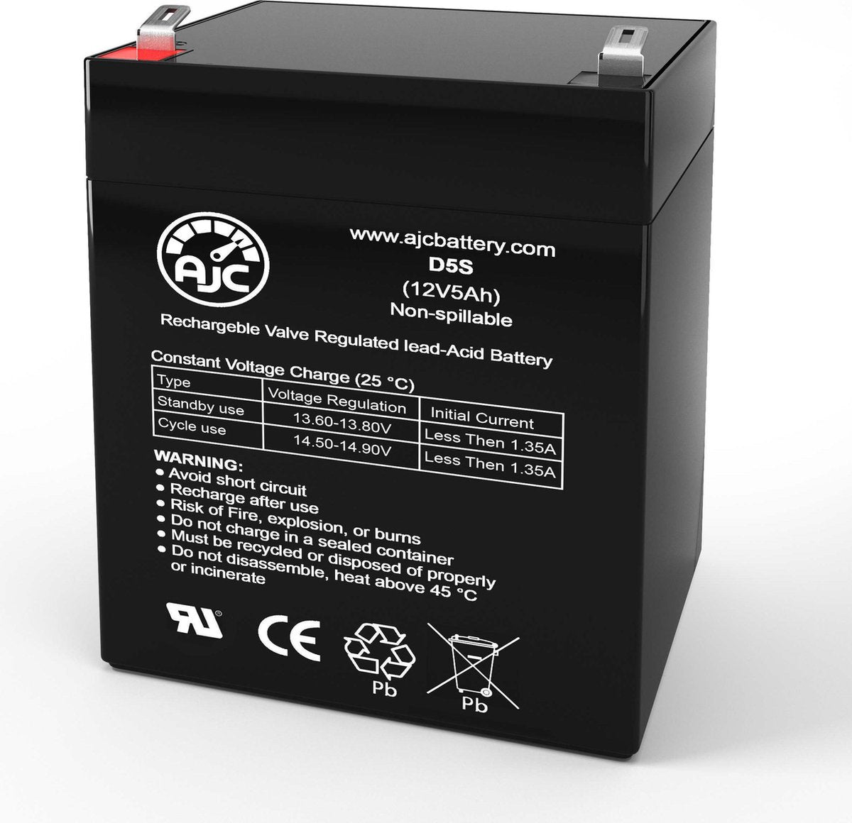 APC Dell Smart-UPS 3000 2U DLA3000RM2U 12V 5Ah UPS Noodstroomvoeding Accu - Dit is een AJC® Vervangings Accu