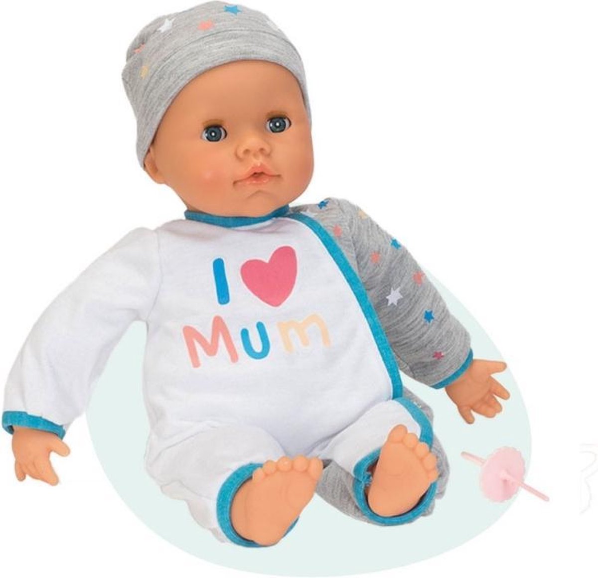 Falca Interactieve Babypop 38 Cm I Love Mum Wit