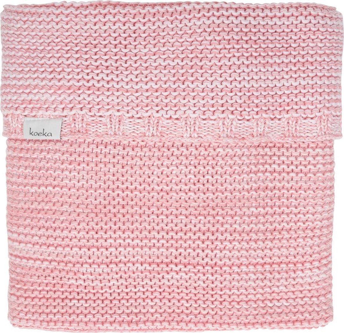 Koeka - Wiegdeken Porto - Tea Rose;Baby Pink;White