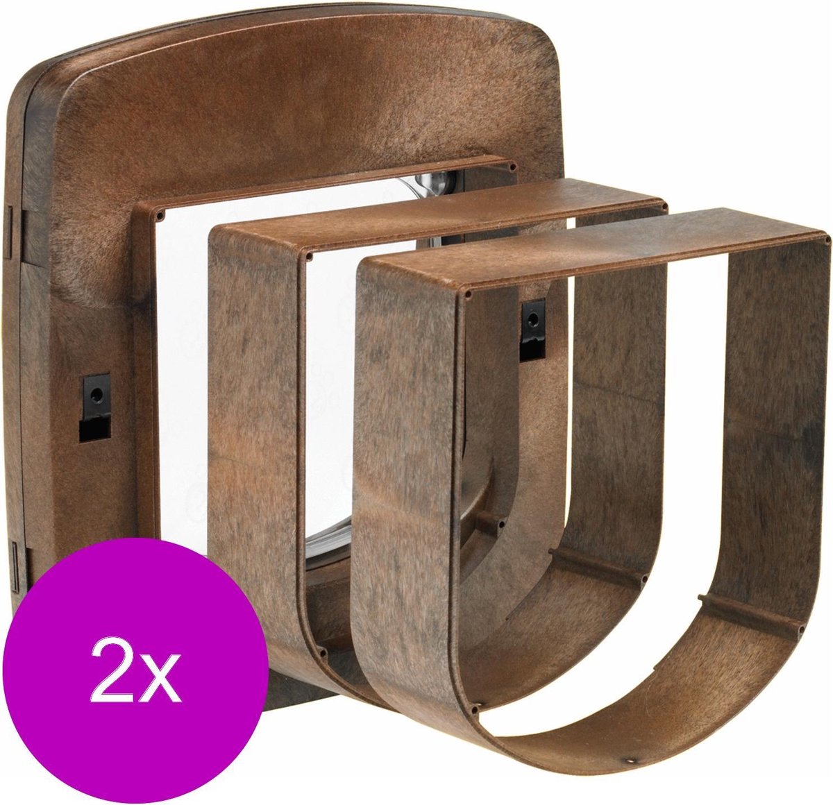 Petsafe Tunnelstuk 330 - Kattenluik - 2 x Houtkleur 300 Serie