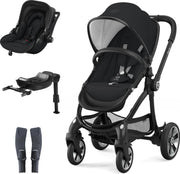 Kiddy Evostar 1 incl. frame en zitje + Evoluna i-Size incl. Isofix Base 2 Onyx Black