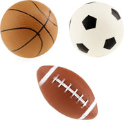 Toi-toys Mini-sportballen Pro Sports Rubber 3-delig