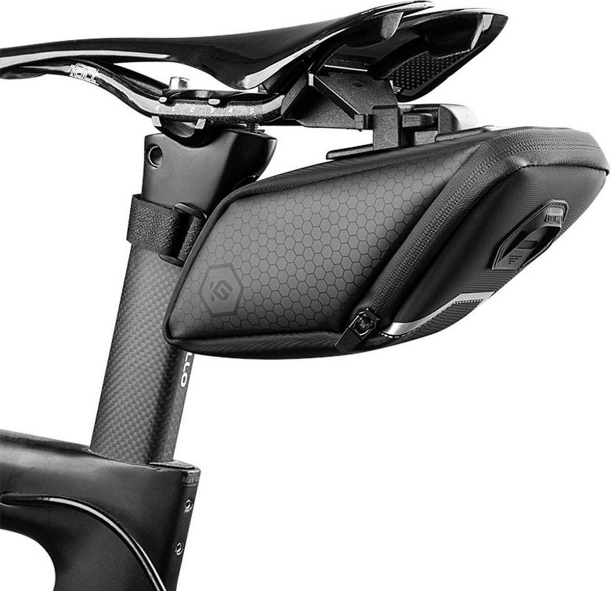 Zadeltas voor Racefiets/MTB - Fietstas met Click&Go systeem - Waterdicht - Compact - Reflecterend