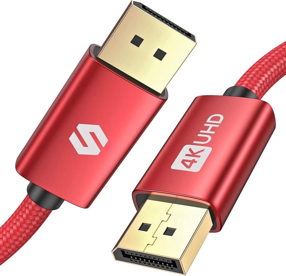 DisplayPort-kabel 144Hz 3m rood | ondersteuning: 4K @60Hz