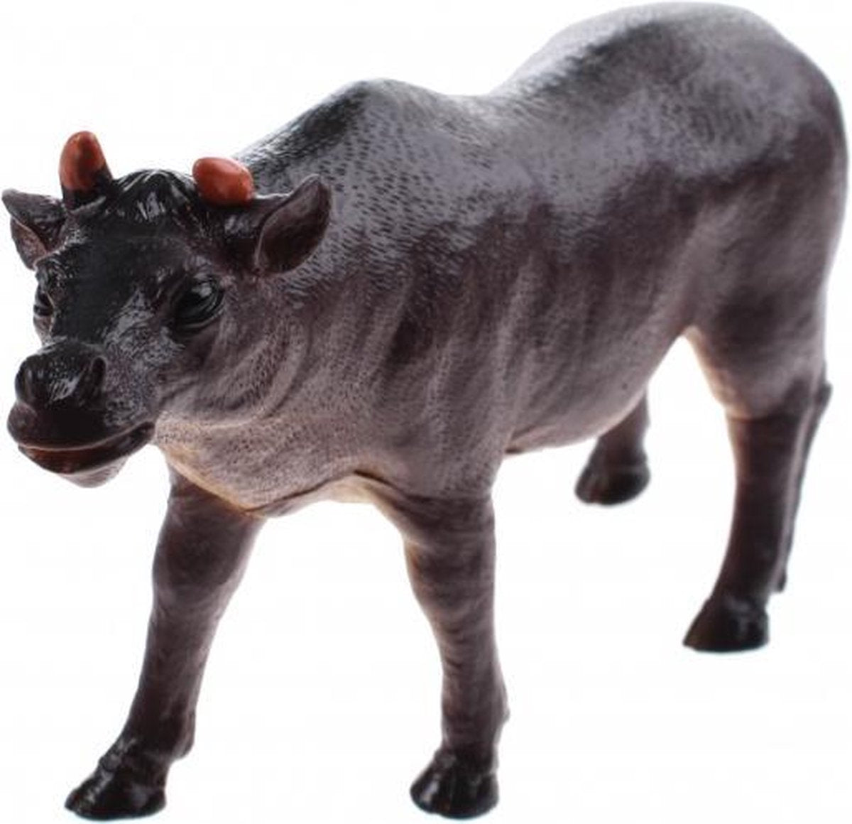 Johntoy Animal World Stier 20 Cm Bruin