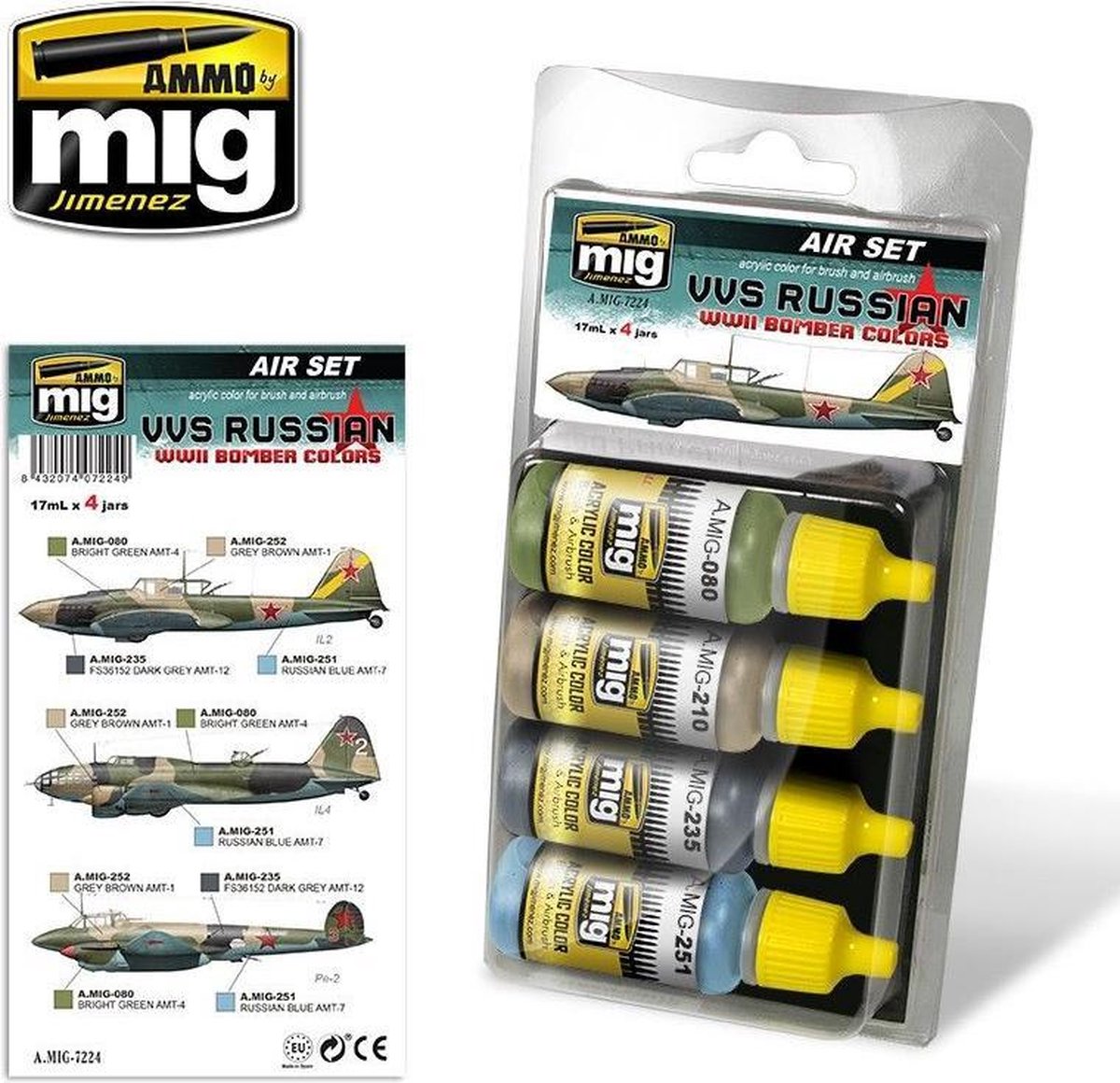 Mig - Vvs Russian Wwii Bomber Colors (Mig7224)