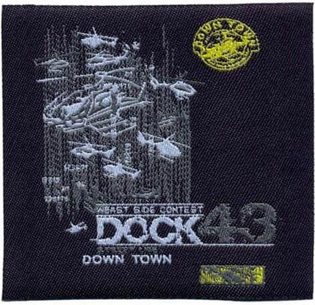 HKM APPLICATIE DOCK43 OPSTRIJKBAAR 7 X 7 CM. 5 STUKS