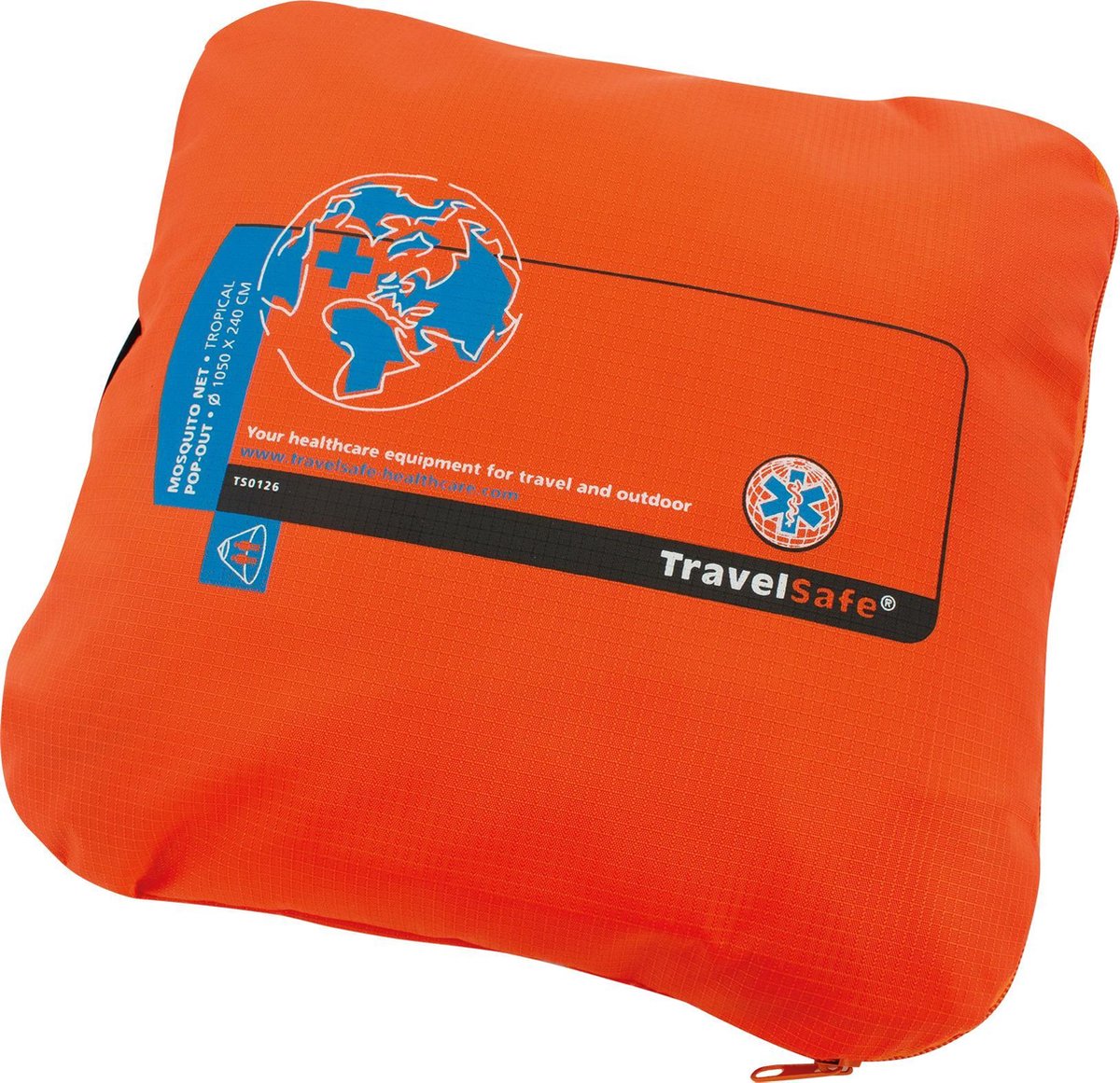 Travelsafe Mosquitonet - Pop Out - Pyramide - Tropenproof - 2 Persoons