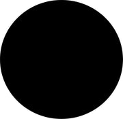 Vloerplaat Zwart Rond Ø 60cm 2mm dik