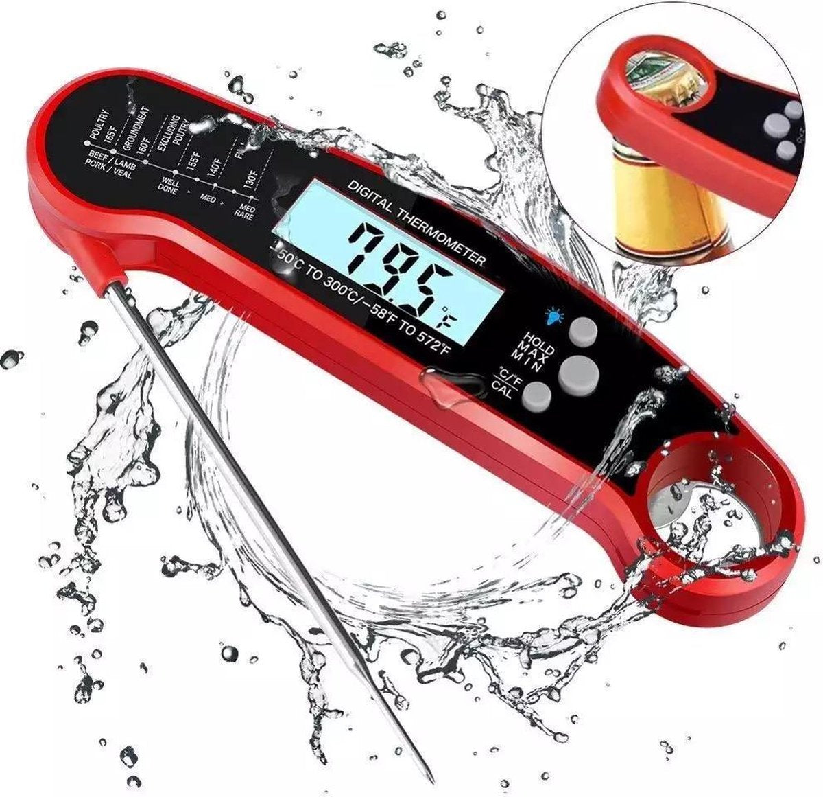 BBQ Thermometer l Meater l Vleesthermometer l