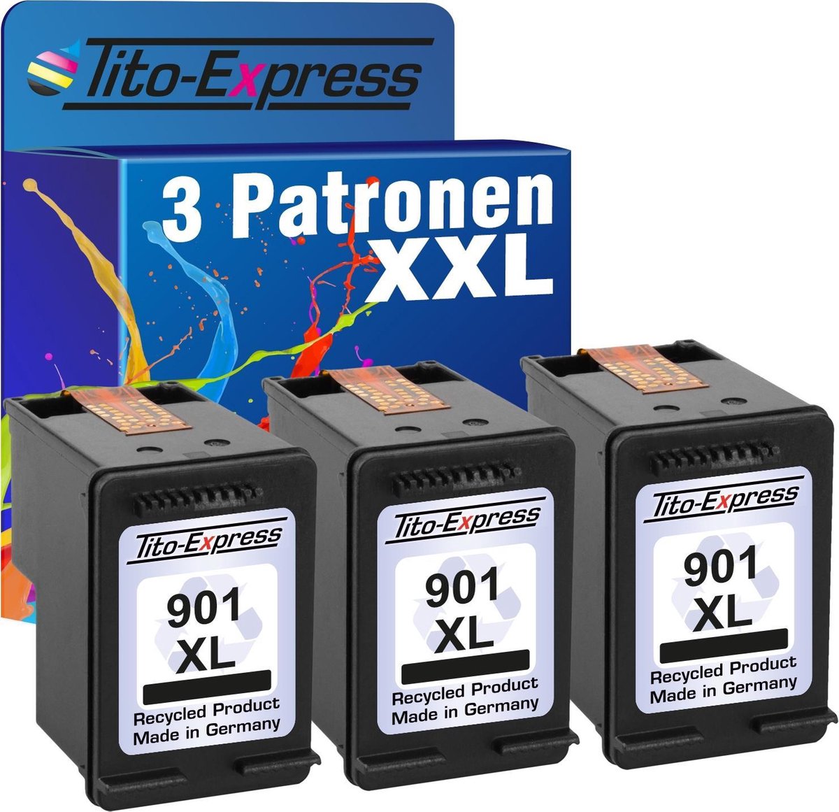 PlatinumSerie® 3 cartridges alternatief voor HP 901 XL black