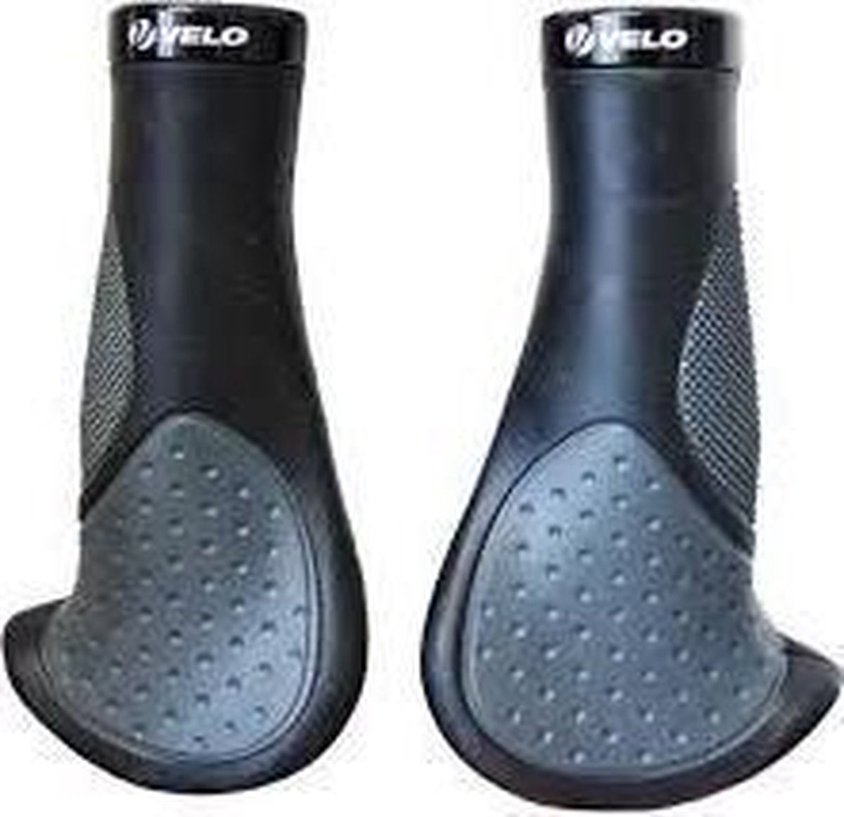 Handvatset Velo Comfort 3D-Gel  135/135mm Zwart/Grijs