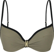 Sapph 12S Grace Padded Bikini Dames Taupe Grey-90E