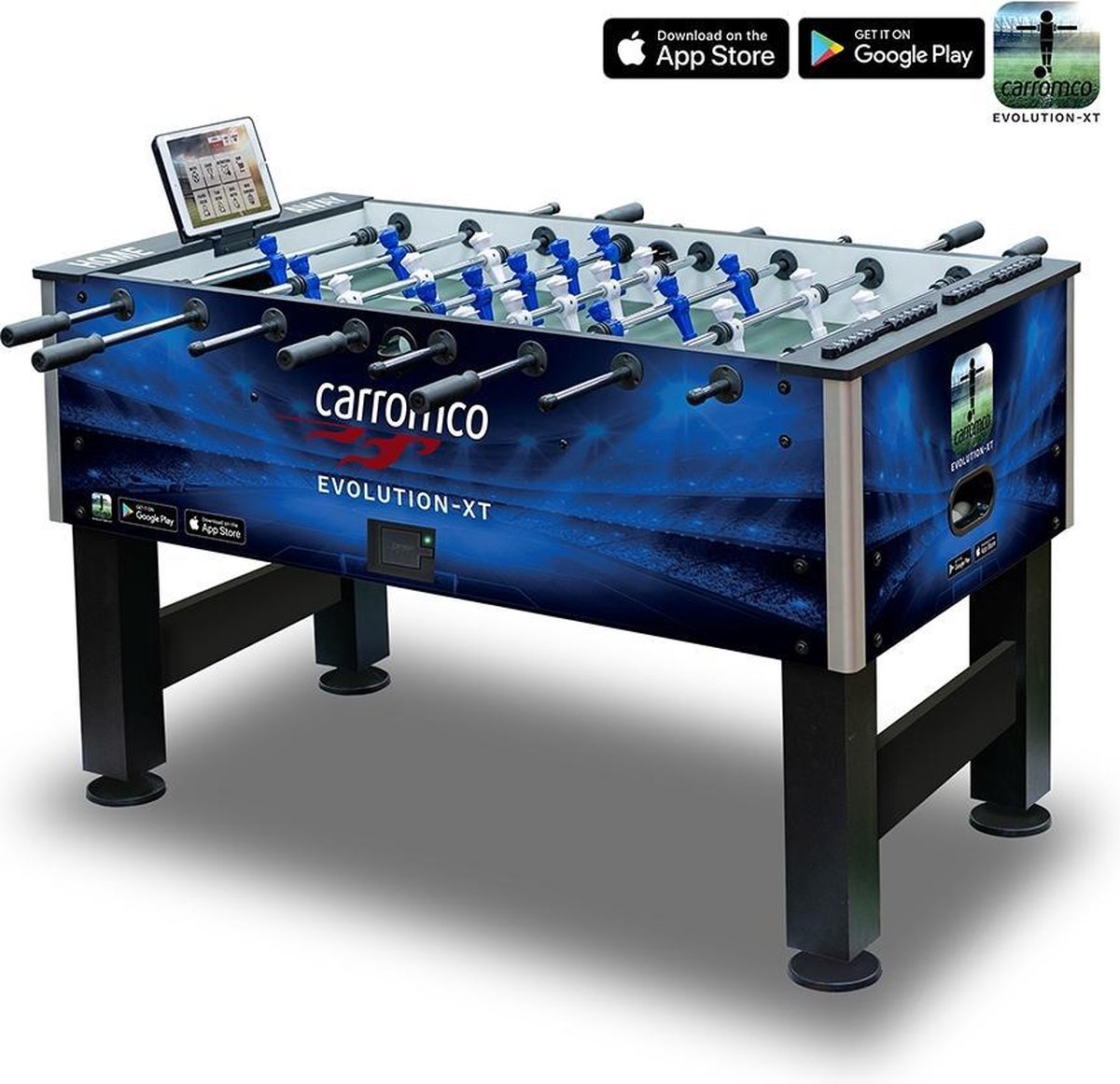Interactieve Voetbaltafel met App functie Carromco Evolution-XT