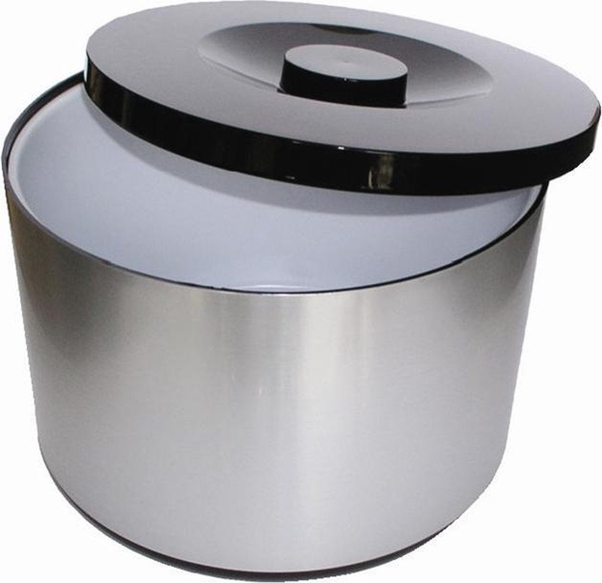 IJsemmer 10 liter van geborsteld aluminium