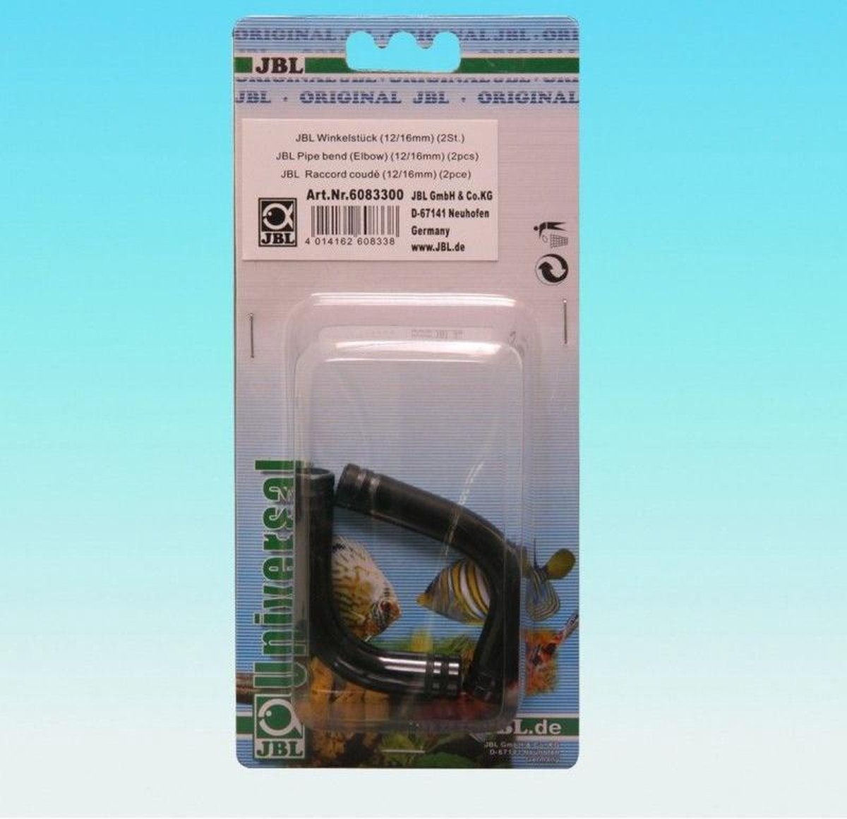 JBL Bochtstuk 12/16 mm (2x)