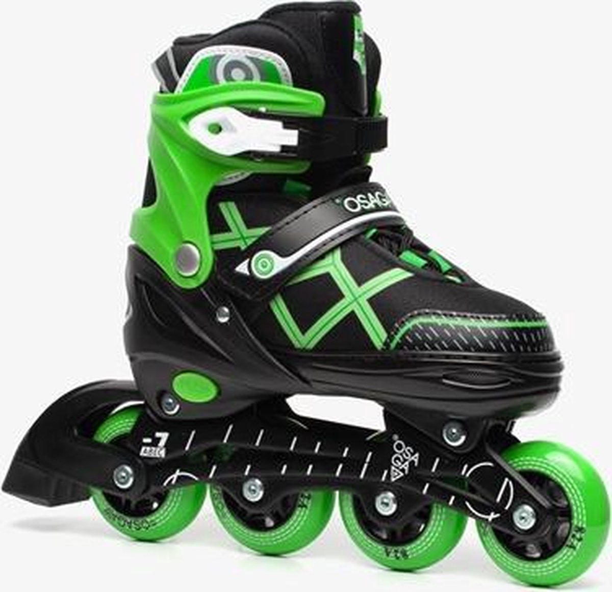 Osaga semi-softboot skeelers - Groen - Maat 31/34