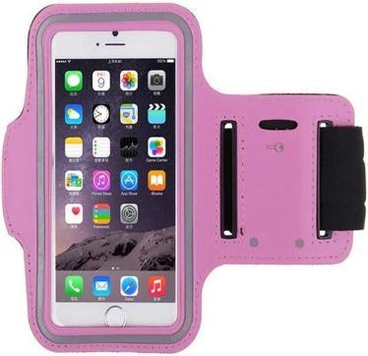 Universele hardloop telefoonhouder armband – Telefoonhouder hardlopen universeel – Roze