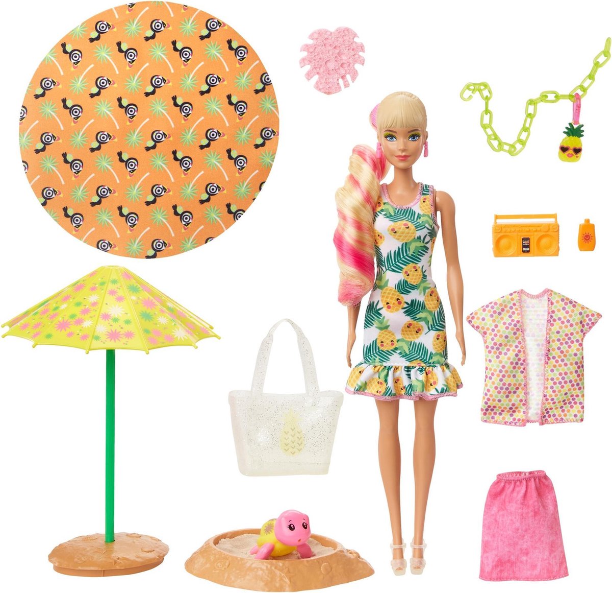 Barbie Color Reveal - Ultimate Reveal Wave 3 - Foam Ananas