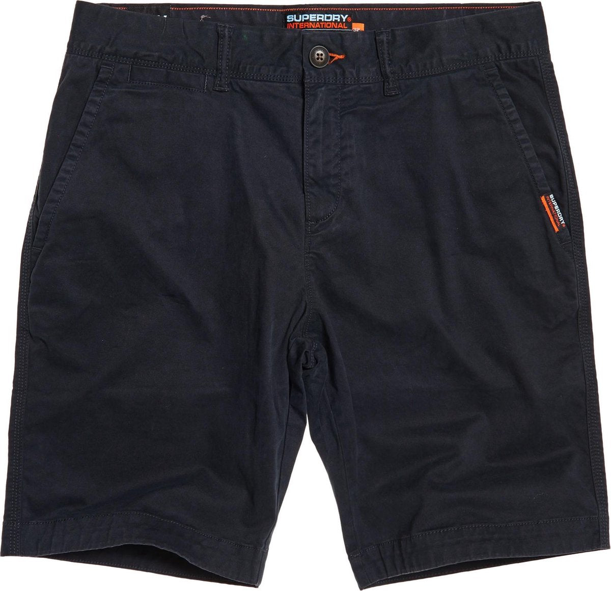 Superdry Broek - Maat 32  - Mannen - donker blauw