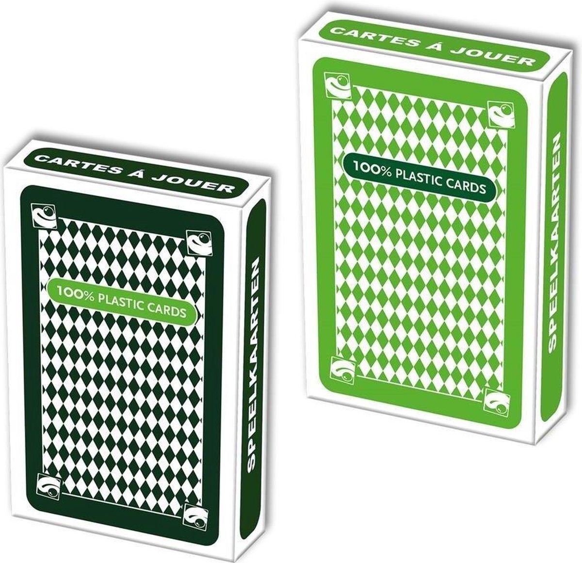 Clown Games 100% Plastic Speelkaarten 2 Stuks
