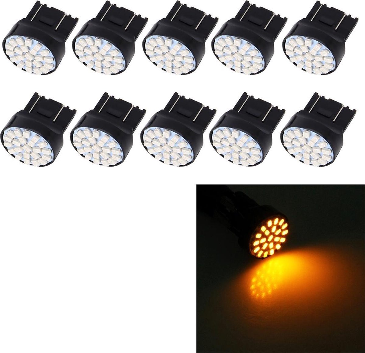 10 STKS T20 / 7440 Auto Auto Lamp 1