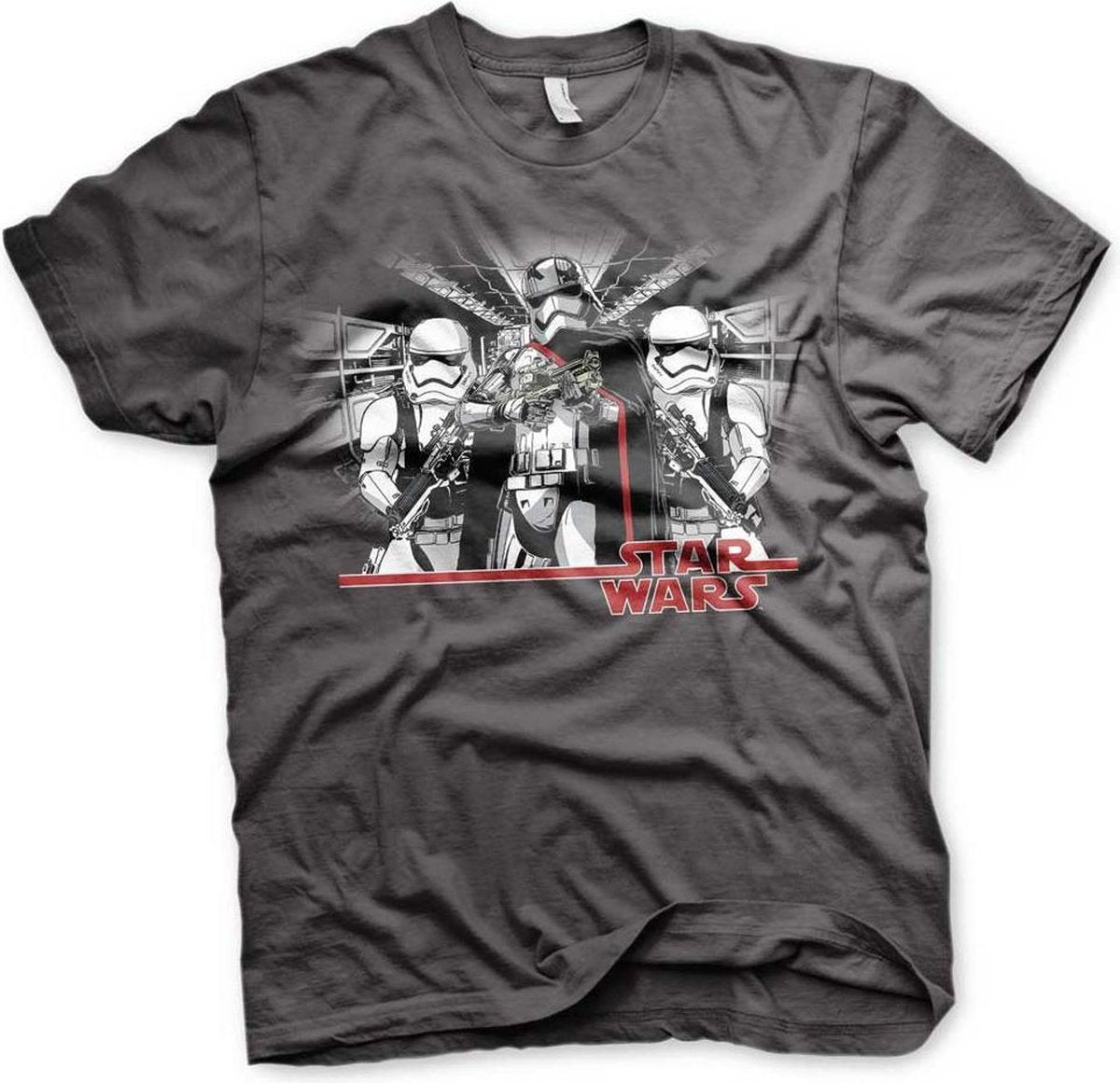 STAR WARS 7 - T-Shirt Captain Phasma - Dark Grey (XXL)