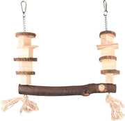 Vogelkooi Kurby schommel - Hout - 30 x 5 x 35 cm