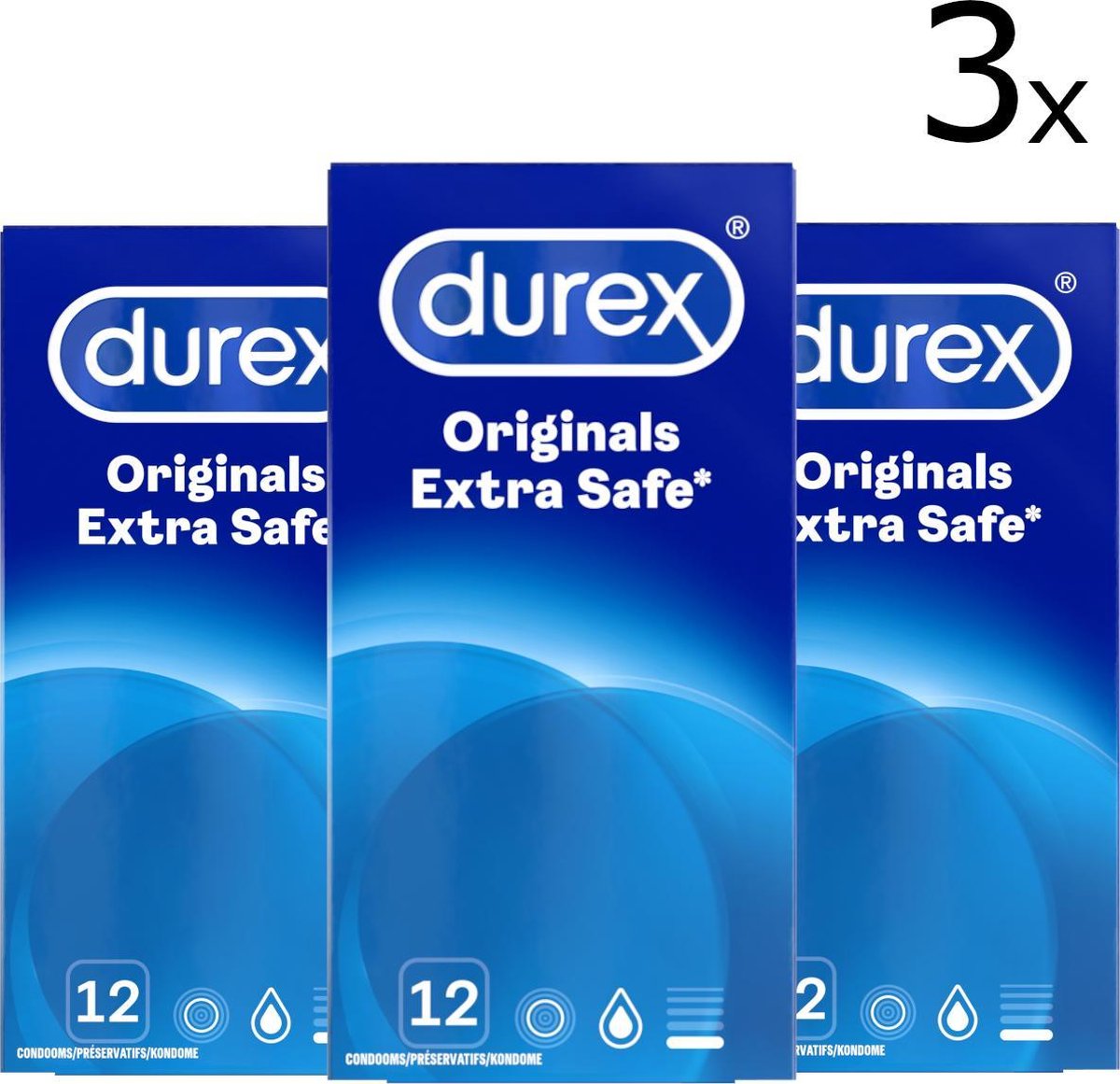 Durex Condooms Extra Safe - 3 x 20 stuks