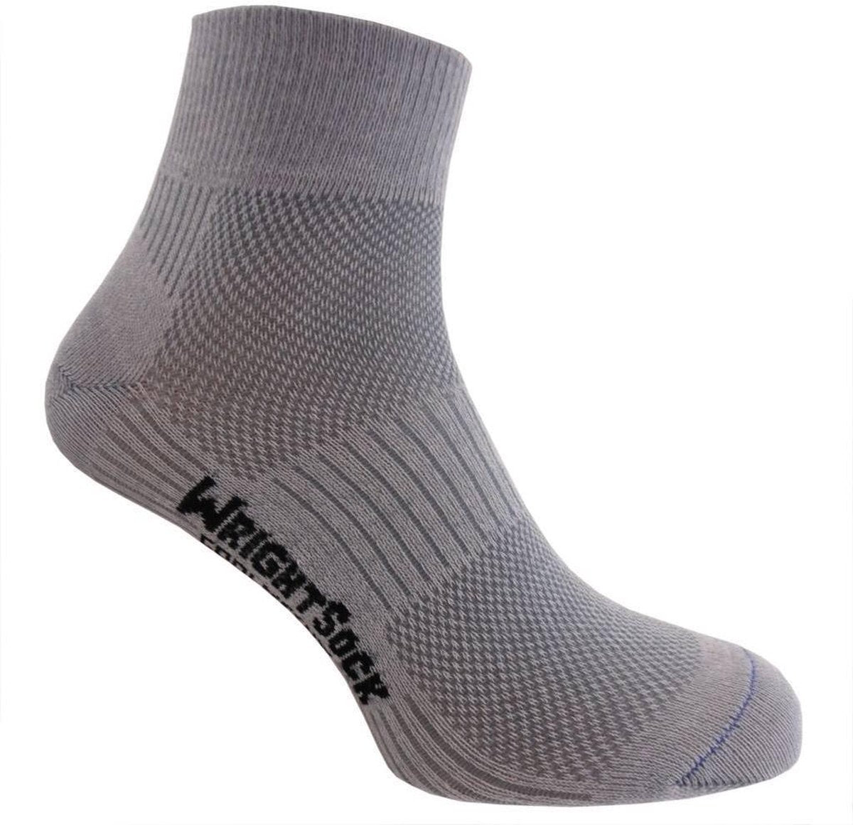Wrightsock Coolmesh Quarter - Licht Grijs - XL (45