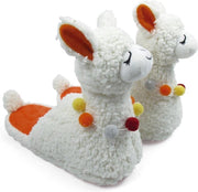 Arditex Sloffen Llama Pluche Junior Wit/oranje/geel Maat 27