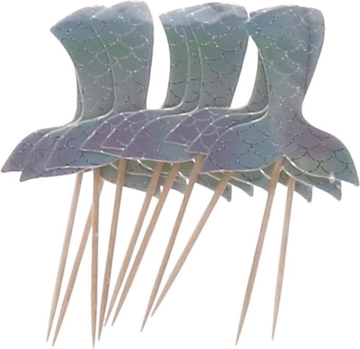 cocktail prikkers Mermaid 10 stuks