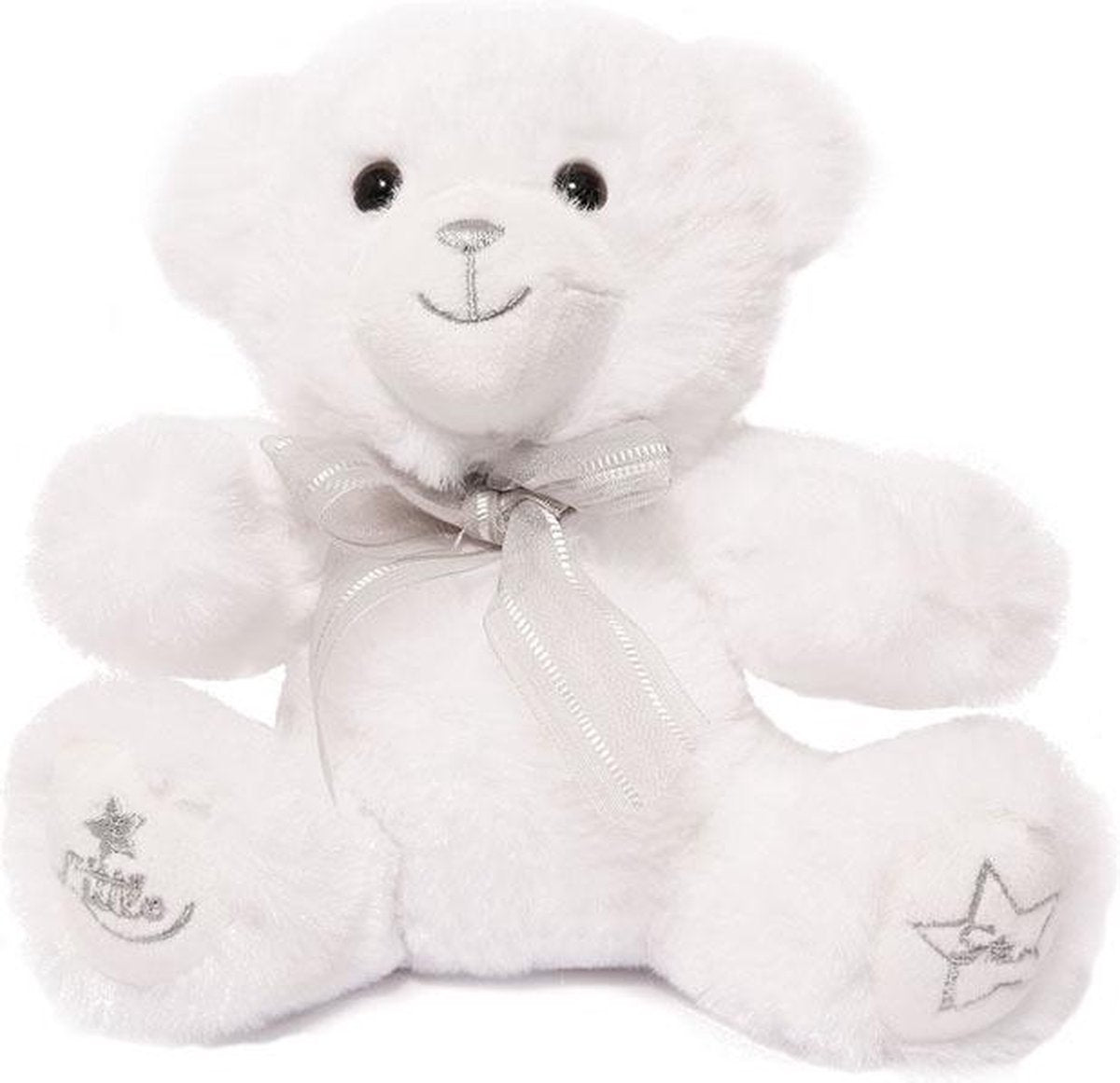 Soft Touch Teddybeer Little Star Junior 15 Cm Polyester Wit