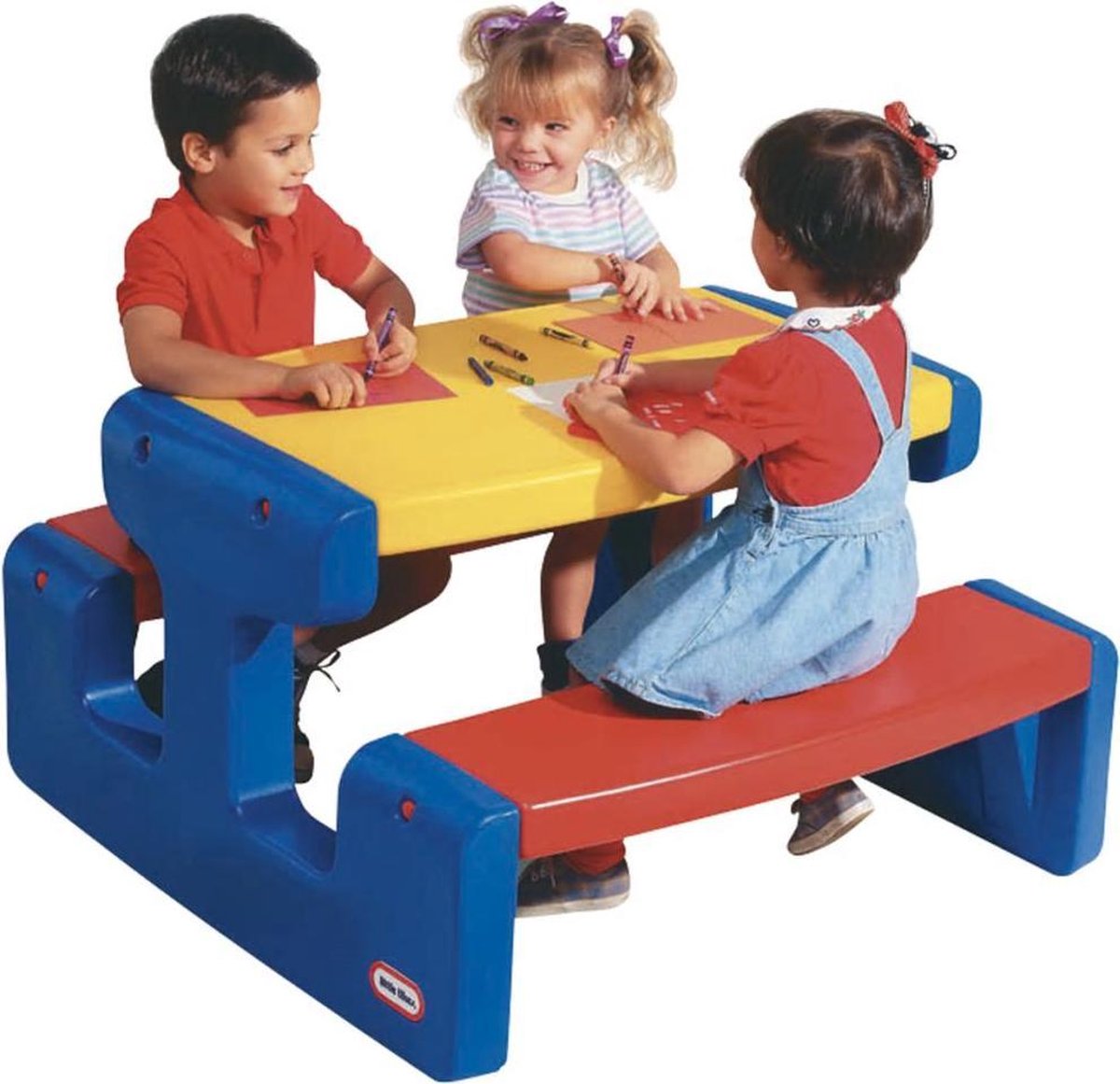 Buitenspeelgoed | Picknicktafels - Lt Gr.Picknicktafel Primary