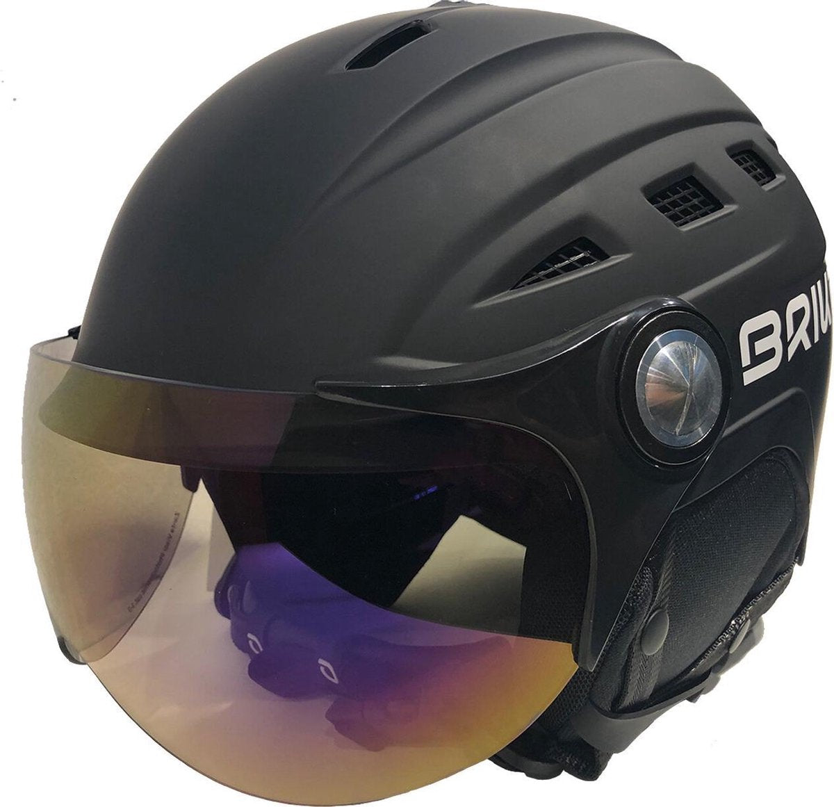 Briko Zante Visor Photo Matt Black - Maat L