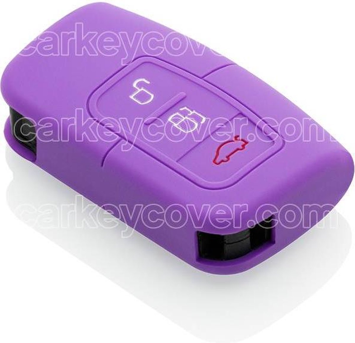 SleutelCover - Paars / Silicone sleutelhoesje / beschermhoesje autosleutel