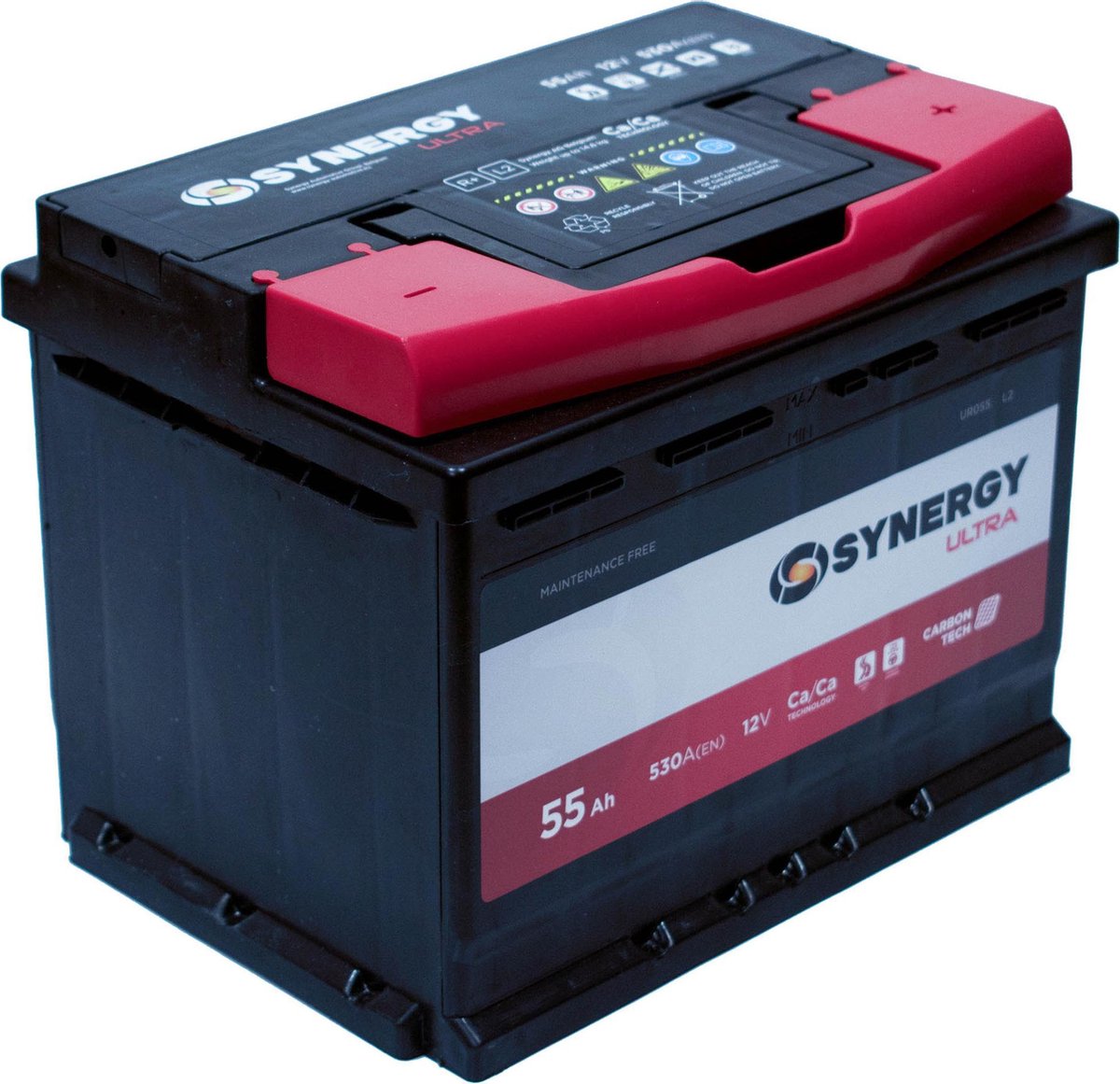 SYNERGY Ultra 55Ah 530A 12V R+ - Accu - Loodaccu Startaccu Autobatterij Batterie de Voiture Car Battery Akku