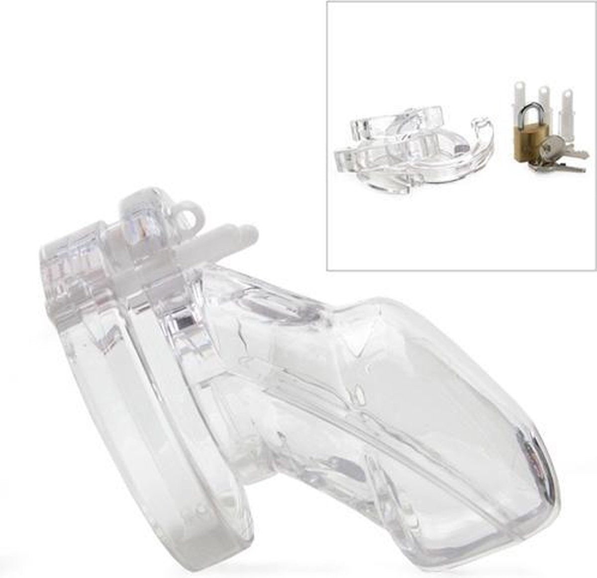 CB-X - CB3000 Kuisheidskooi - Clear - Transparant - BDSM - Chastity - BDSM - Bondage