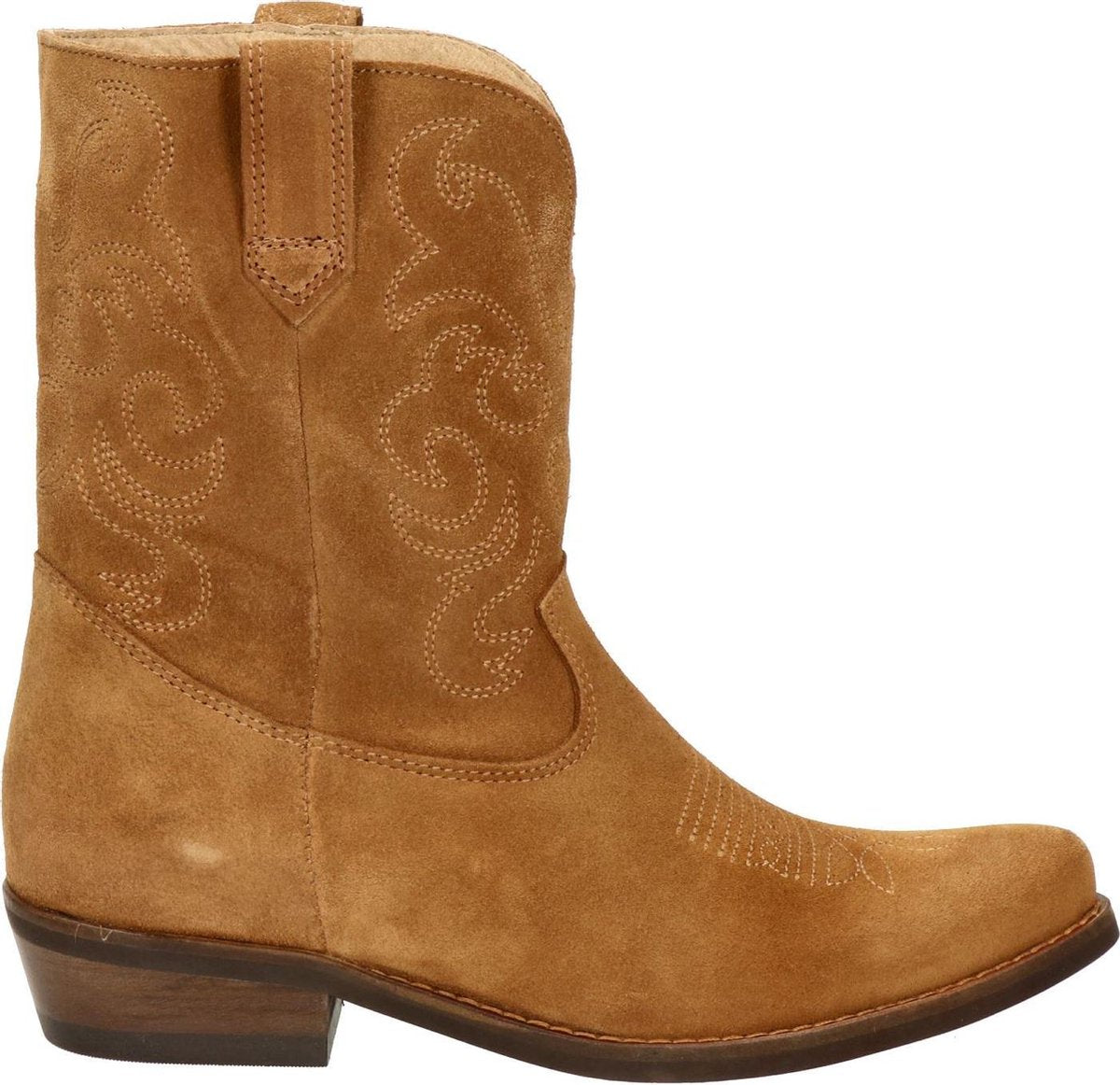 Nelson dames cowboylaars - Cognac - Maat 36