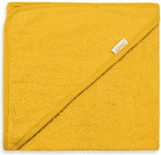 Funnies Badcape / omslagdoek - OKER -geel - 80x80cm