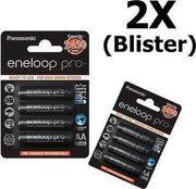 Voordeelpack - 8 Stuks - AA Panasonic eneloop Pro Oplaadbare Batterijen - 2450mAh