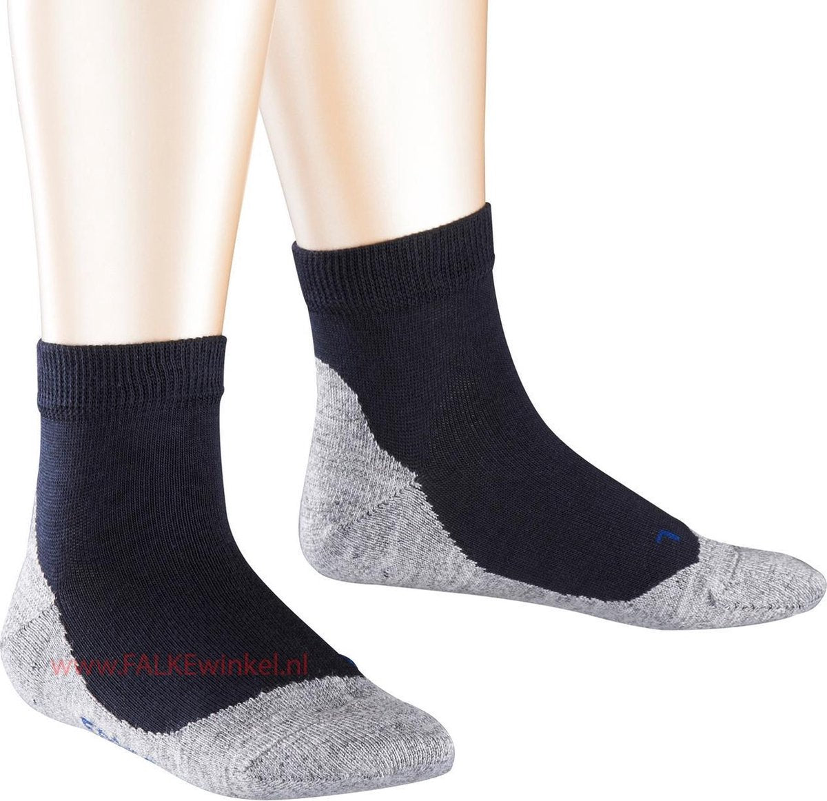 FALKE Active Sunny Days Kinder Sneakersokje 10671 - Blauw 6170 darkmarine Kinderen - 23-26
