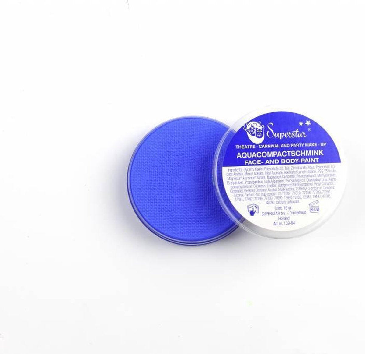 Aqua facepaint 16gr lichtblauw