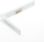 Dulimex ES 3152B Drager aluminium / 100x150 mm / wit gelakt (1 stuk)