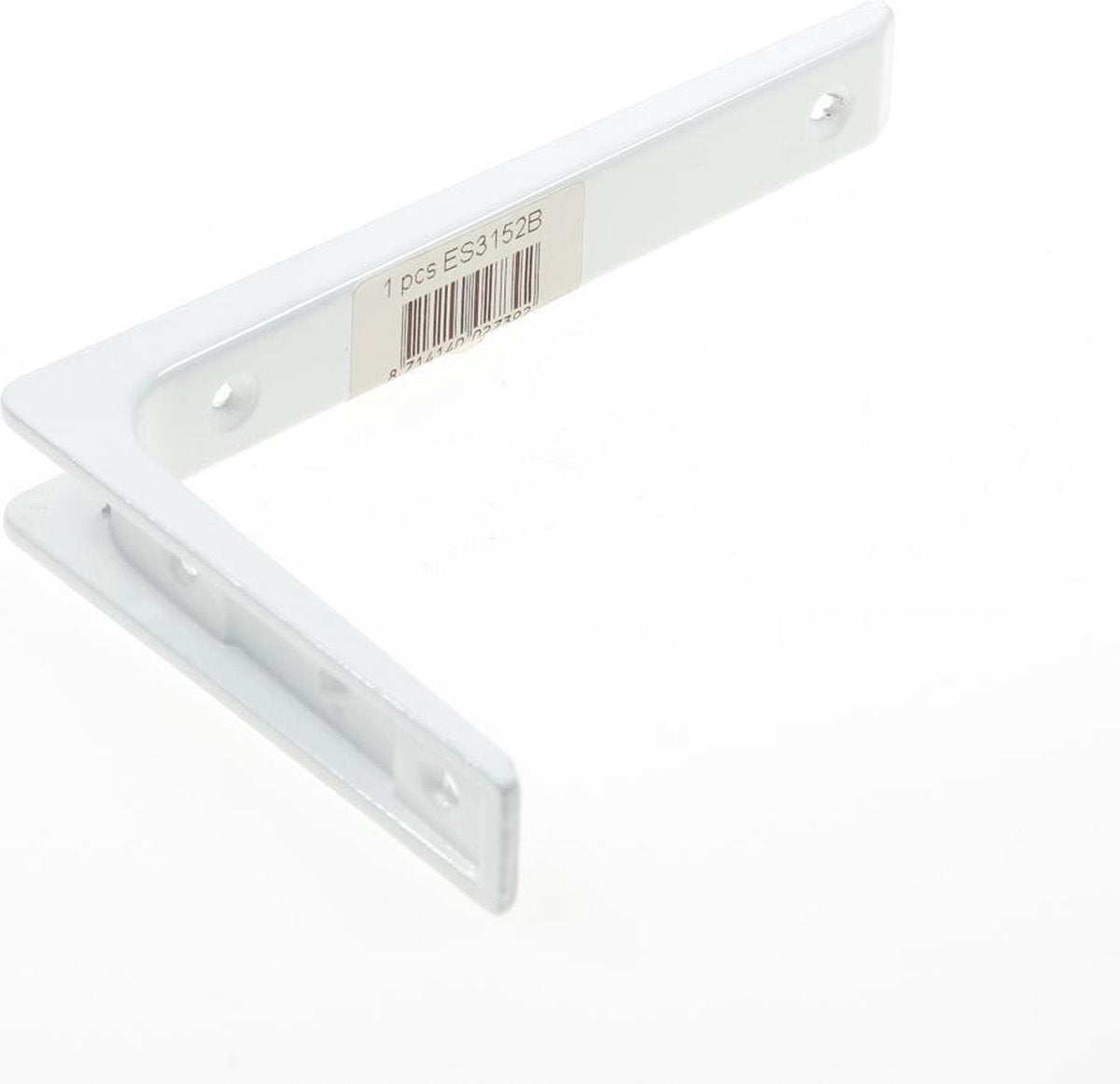 Dulimex ES 3152B Drager aluminium / 100x150 mm / wit gelakt (1 stuk)