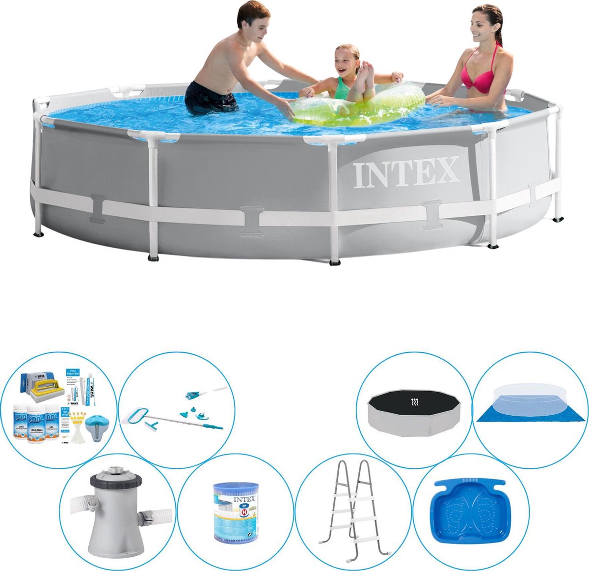 Intex Prism Frame Rond 305x76 cm - Deluxe Zwembad Deal