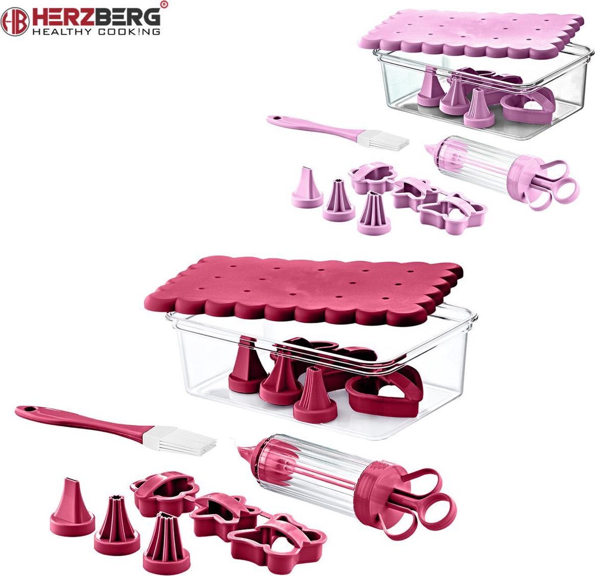 Herzberg HG-CK127: Koekjesset - Paars