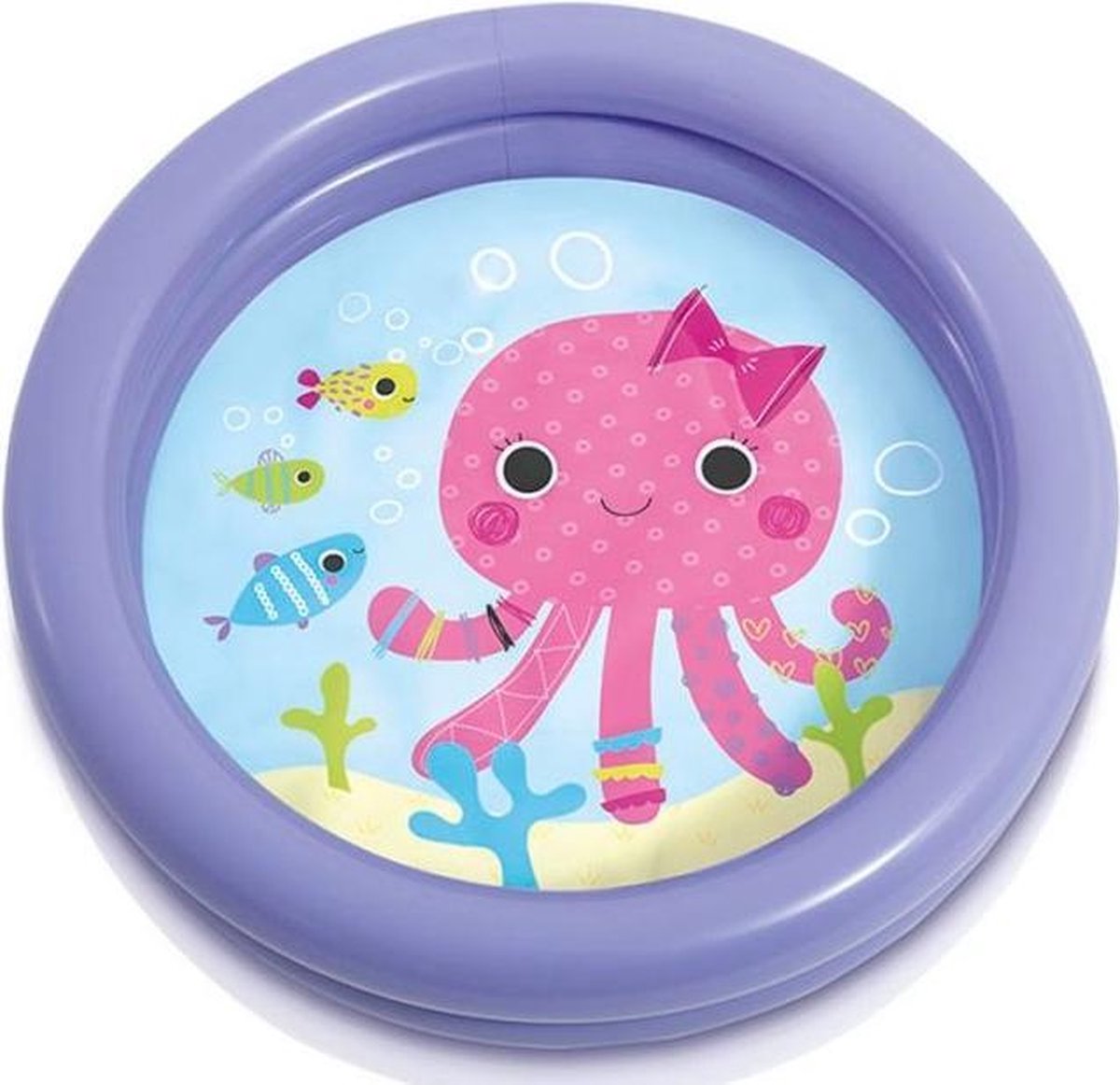 Intex Babybadje Octopus Junior 61 X 61 X 15 Cm Pvc Paars
